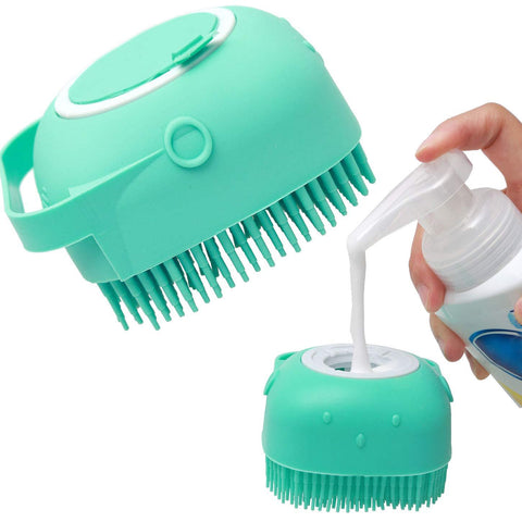 Bloomly Bom - Huisdier Shampoo Massageborstel