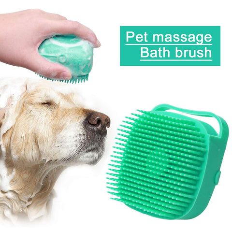 Bloomly Bom - Huisdier Shampoo Massageborstel