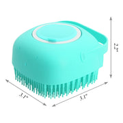 Bloomly Bom - Huisdier Shampoo Massageborstel