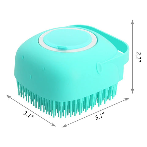 Bloomly Bom - Huisdier Shampoo Massageborstel